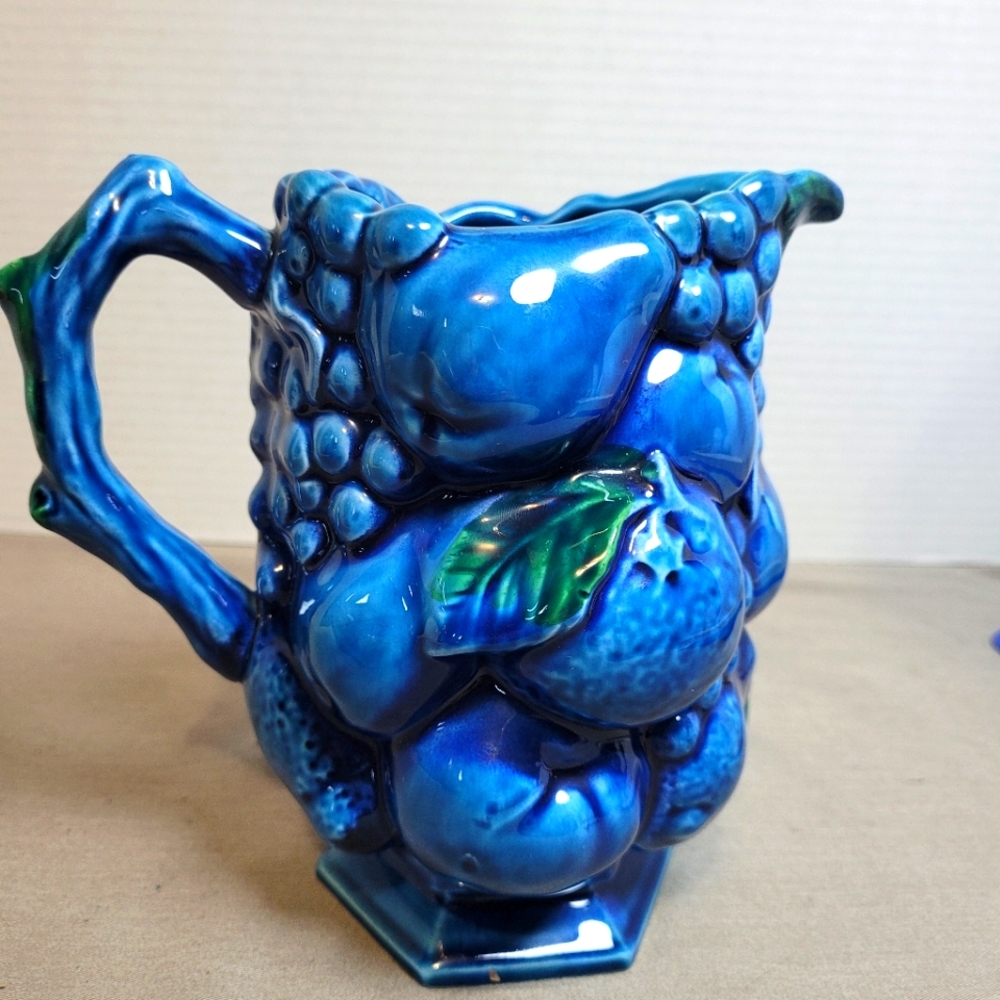 Vintage Inarco Mood Indigo Pitcher - Picture 3 of 9